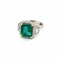 Bague Bague Or Diamants Emeraude 58 Facettes