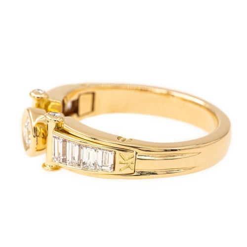 Bague 59 Bague Solitaire Or jaune Diamant 58 Facettes 2202000CN