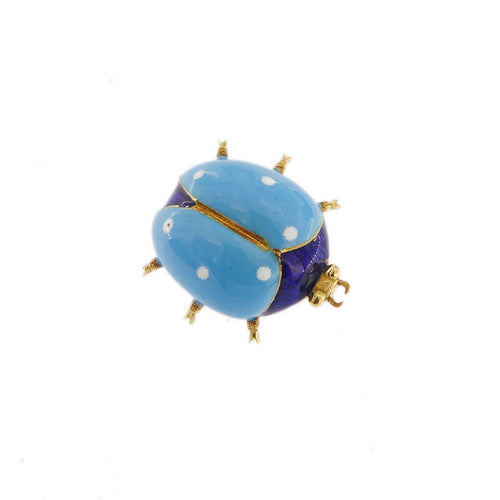 Broche Broche coccinelle émaillée 58 Facettes 28597