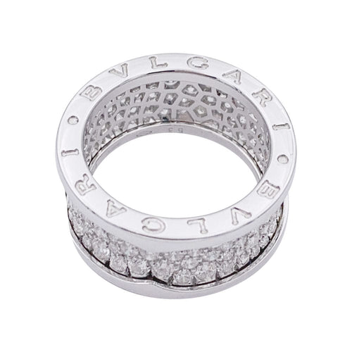Bague 53 Bague Bulgari, "B.Zero1", or blanc et diamants. 58 Facettes 33171