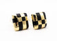 Boucles d'oreilles Tiffany & Co 1982 Boucles d'oreilles Angela Cummings Or Jade noir 58 Facettes