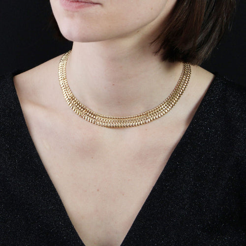 Collier Collier vintage en or jaune 58 Facettes 22-532