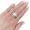 Bague 56 Bague platine diamant 2,51 ct entourage baguette. 58 Facettes 32596