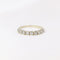 Bague 53 Demi-Alliance américaine diamants 0,9 ct 58 Facettes J118