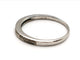 Bague 56 Bague Demie alliance Or blanc Diamant 58 Facettes 1178324CD