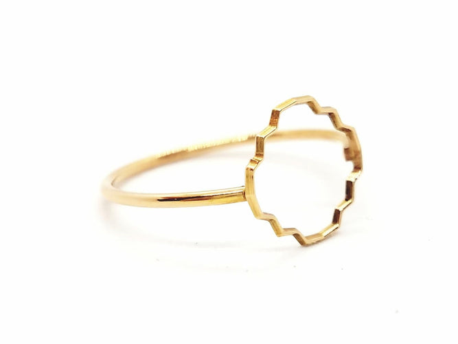 Bague 53 Bague Transparence Or rose 58 Facettes 578912RV