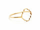Bague 53 Bague Transparence Or rose 58 Facettes 578912RV