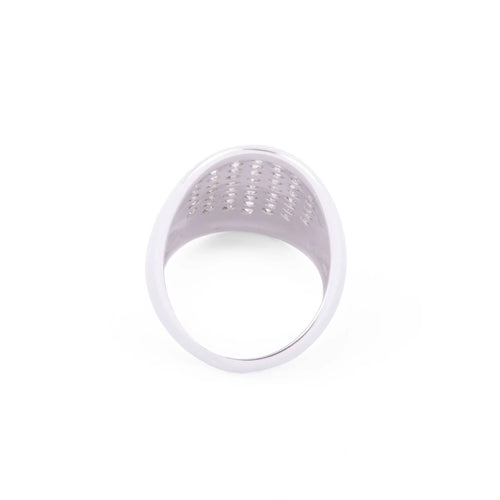 Bague Bague or gris et 53 diamants 58 Facettes