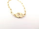 Bracelet bracelet DINH VAN menottes r12 or jaune 18k & diamants 58 Facettes 255762