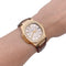 Montre Montre Patek Philippe, "Nautilus", or rose, diamants, cuir. 58 Facettes 32776