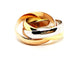 Bague 47 Cartier Bague Alliance Trinity Or jaune 58 Facettes 1512616CN