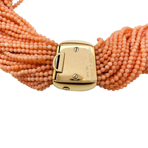 Collier Collier Van Cleefs & Arpels en or jaune et corail. 58 Facettes 30857