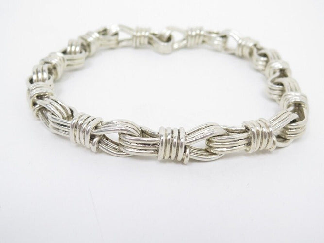 Collier vintage collier JEAN PAUL GAULTIER noeud marin argent 58 Facettes 256053