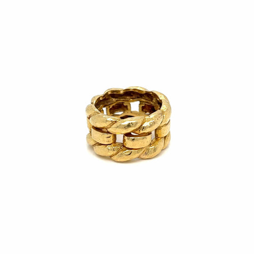Bague 48 DAVID WEBB - Bague unisexe en or tissé 58 Facettes