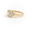 Bague 59 Bague Art déco Or jaune Diamant 58 Facettes 1887727CN