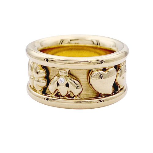 Bague 48 Bague Dior, "Gri-Gri", or jaune, diamants. 58 Facettes 33105