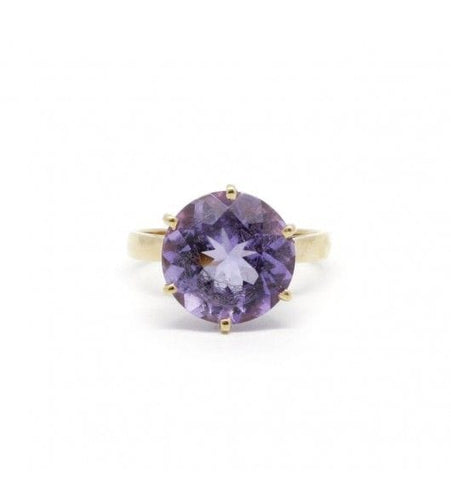 Bague 52 / Jaune / Or 750 Bague Améthyste 58 Facettes 200011SP