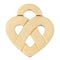 Pendentif Poiray Pendentif Coeur entrelacé Or jaune 58 Facettes 2487269CN
