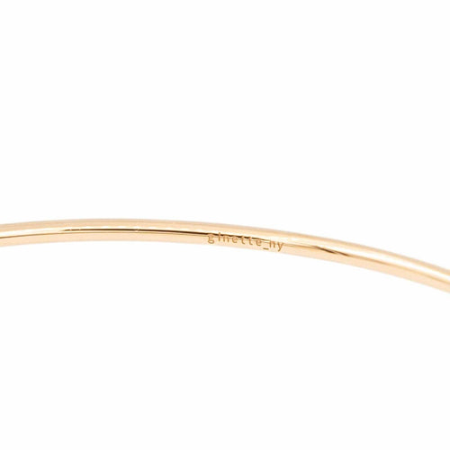 Bracelet Ginette NY Bracelet Jonc Gold Strip Bangle Or rose 58 Facettes 2484947CN