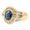 Bague 57 Bague Or jaune Saphir 58 Facettes 2303353CN