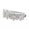 Bague 54 Bague Demi alliance Or blanc diamant 58 Facettes 2560257CN