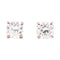 Boucles d'oreilles Puces d'oreilles en or jaune, diamants. 58 Facettes 33373