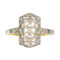 Bague 52 Bague de fiançailles diamant perle Art Déco 58 Facettes 23271-0580