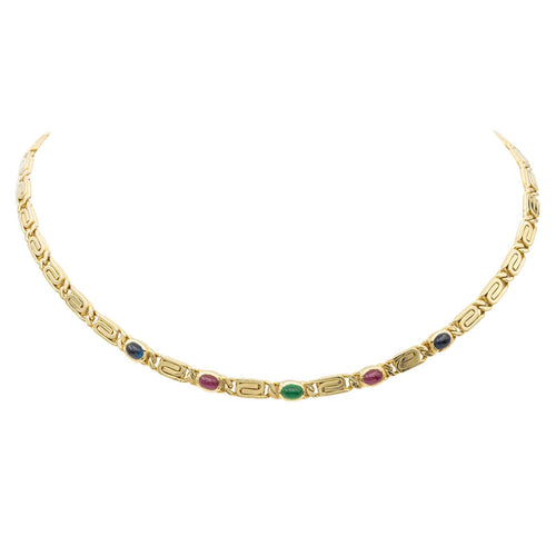 Collier Collier Maille souple Or jaune Emeraude 58 Facettes 2377936CN