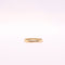 Bague Alliance or jaune demi-tour diamants 58 Facettes