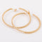 Boucles d'oreilles Créoles Or Jaune Pavées de Diamants 58 Facettes 1