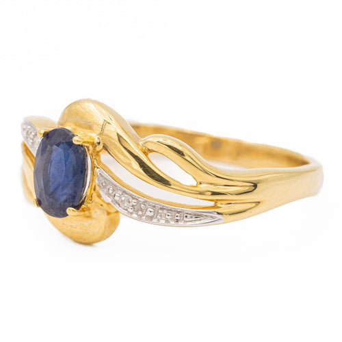 Bague 55 Bague Or jaune Saphir 58 Facettes 2593559CD
