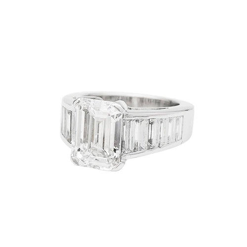 Bague 49.5 Bague Edouard Nahum diamant 3,31 carats en or blanc. 58 Facettes 30746