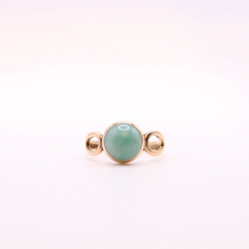 Bague Bague pierre verte Or jaune 58 Facettes