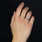 Bague 50 Bague toi et moi saphir violet aigue-marine et diamants 58 Facettes 23-232
