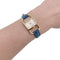 Montre Montre Jaeger Lecoultre & Hermès, "Etrier", or jaune, bracelet cuir. 58 Facettes 32455