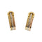 Boutons de manchette Boutons de manchettes Cartier Mini Ressort CC trois ors. 58 Facettes 32489