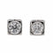 Boucles d'oreilles Dinh Van Boucles d'oreilles Puces Le Cube Or blanc Diamant 58 Facettes 2921979RV