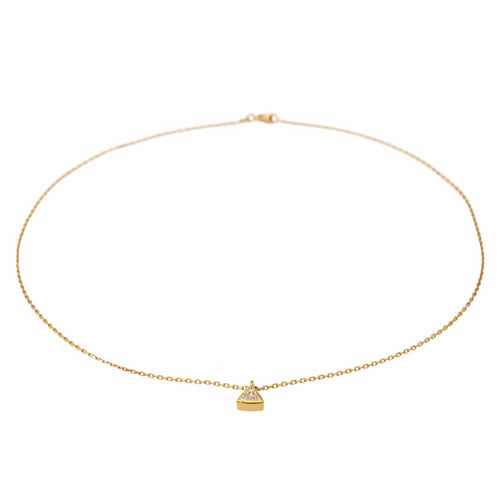 Collier Collier Solitaire Or jaune Diamant 58 Facettes 1719295CN