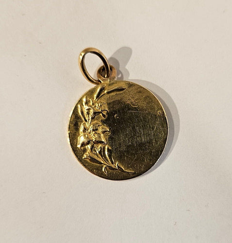 Pendentif Médaille Vierge Marie Rosa Mystica 58 Facettes