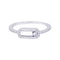 Bague 49 Bague Messika, "Move Uno Pavé", or blanc et diamants. 58 Facettes 33423