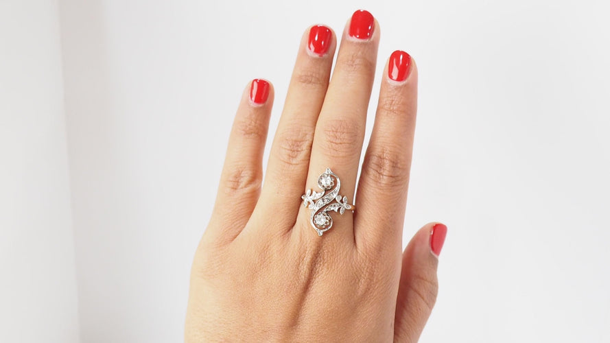 Bague 60 Bague Toi Et Moi en Or Bicolore & Diamants 58 Facettes 32257