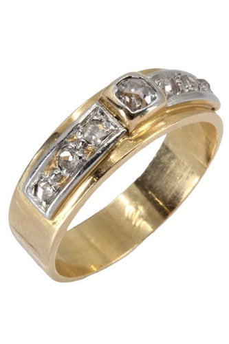 Bague 55 BAGUE ANCIENNE DIAMANTS 58 Facettes 055291