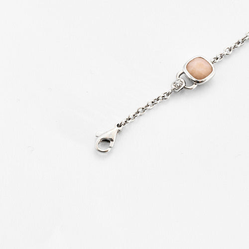 Bracelet POIRAY – Bracelet INDIRA Quartz rose Diamants 58 Facettes