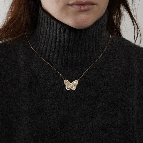 Collier Collier Papillon Diamants 58 Facettes 230530