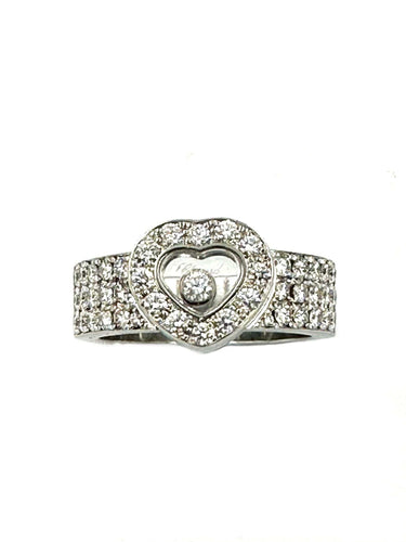 Bague CHOPARD. Bague Happy Diamonds diamants 58 Facettes