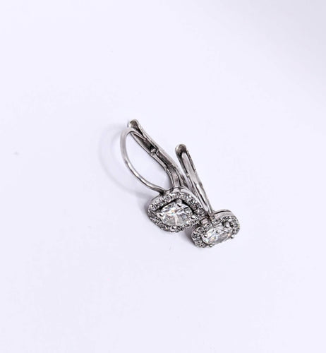 Boucles d'oreilles Dormeuses diamants 58 Facettes