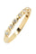 Bague DEMI-ALLIANCE DIAMANTS 58 Facettes 042331