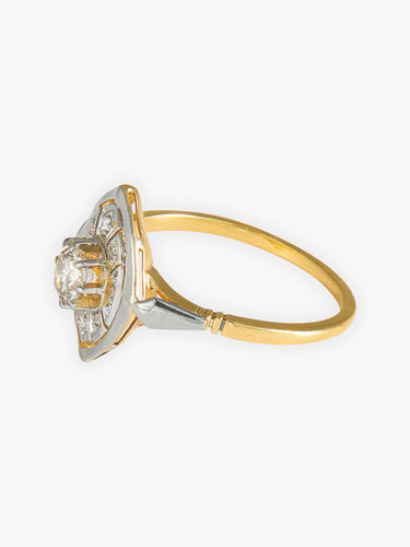 Bague 56 Bague Navette Diamants 58 Facettes