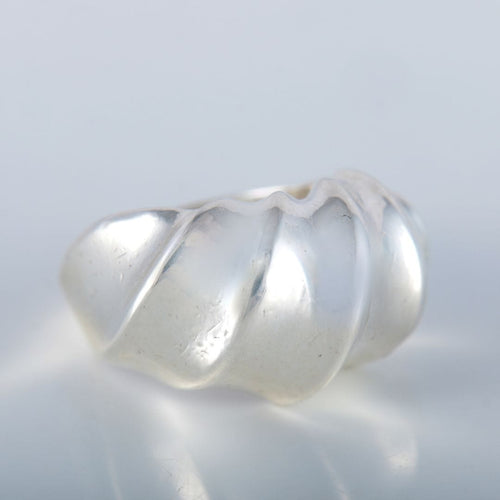 Bague 59 Bague Argent signée Chavent 58 Facettes 8400