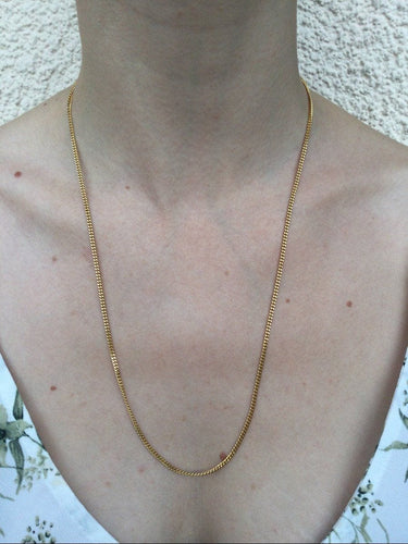 Collier Chaine Or Maille Gourmette 58 Facettes 984970